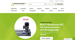 Desktop Screenshot of maschinenteil24.de